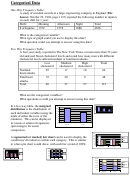 Categorical Data Worksheet Printable pdf