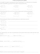 Systems Of Equations And Graphing Worksheet