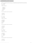Writing Equations In Slope Intercept Form Worksheet With Answers