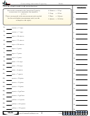 Converting American Capacity Worksheet With Answer Key