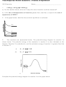 Kinetics & Equilibrium Chemical Reactions Worksheet With Answer Key