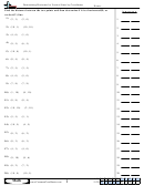 Determining Horizontal Or Vertical Lines By Coordinates Worksheet With Answers