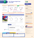 The Polygon Angle-sum Theorems Worksheet With Answers
