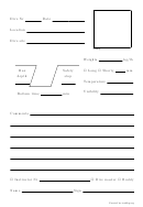 Driving Performance Evaluation Sheet Tenplate Printable pdf