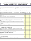 Child And Adolescent Screening Checklist For Behavior Vanderbilt Assessment Scale Template