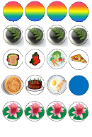 Food And Plants Stickers Templates