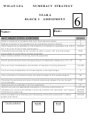 Numeracy Strategy Worksheet For Year 6 By Wigan Lea Printable pdf