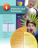 Patterns And Relations Worksheet - Grade 7 Printable pdf