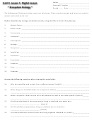 Ecosystem Ecology Worksheet Printable pdf