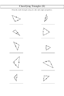 Classifying Triangles Worksheet With Answer Key