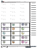 Adding Fractions Numeric And Visual Worksheets With Answer Keys