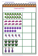 Count And Tally Worksheet With Answer Key