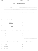 Review Of Logarithms Worksheet