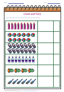 Count And Tally Worksheet With Answer Key