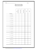 Place Value Chart Worksheet With Answer Key