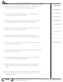 Fraction Word Problems Worksheet With Answers