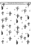 Through The Dark Forest Addition Worksheet With Answer Key Printable pdf