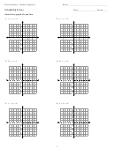 Graphing Lines Worksheet With Answer Key