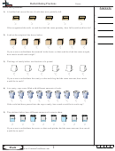 Redistributing Fractions Worksheet With Answers Printable pdf