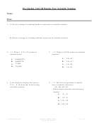 Pre-algebra Unit 3b Practice Test - Scientific Notation Worksheet - 2015