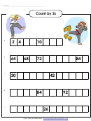 Count By 2s Worksheet With Answer Key