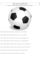 The Soccer Ball Worksheet With Answer Key