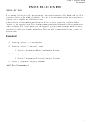 Measurement Worksheet With Answers - Grade 10