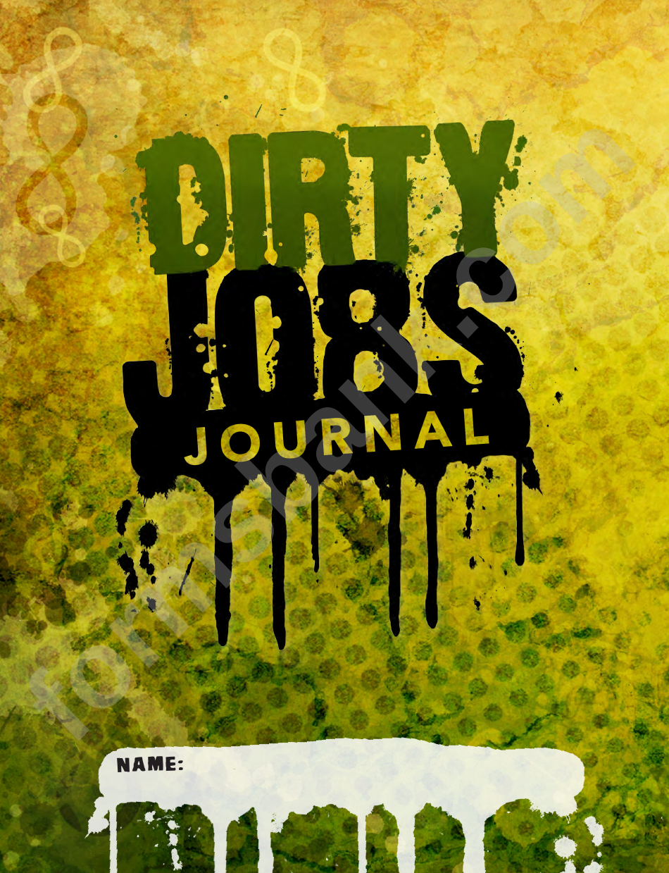 Dirty Jobs Bible Activity Sheets