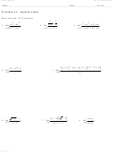 Ws 1.4 Algebraic Limits Worksheet Printable pdf