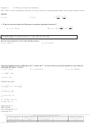 Vertex Form Of A Parabola Worksheet - 11th Grade