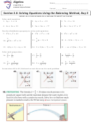 Linear Equations Worksheet With Answer Key