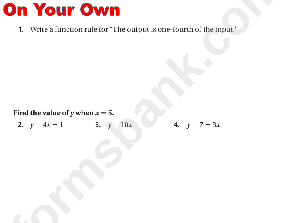 Adding, Subtracting And Multiplying Integers Worksheet