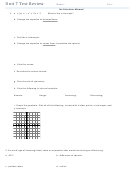Unit 7 Math Test Review