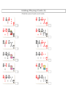 Adding Playing Cards Worksheet With Answers