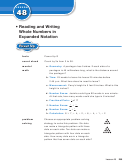 Reading And Writing Whole Numbers In Expanded Notation Worksheet Printable pdf
