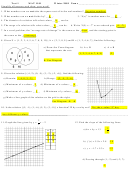 Slope Worksheet With Answers - Mat 1101 - 2009 Printable pdf