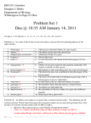 Genetics Worksheet With Answer Key - Douglas J. Burks, Wilmington College Of Ohio Printable pdf