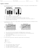 Statistics Worksheet Printable pdf