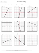 Linear Equations Using Slope-intercept Form Worksheet With Answer Key
