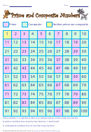 Prime And Composite Numbers Chart Printable pdf
