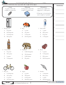 Estimating Weight (Metric) Worksheets With Answer Key Printable pdf