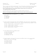 Multiple Choice Chemistry Quiz Template With Answers -prof. Dan Schwartz