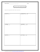 Square Root Worksheet With Answers Printable pdf