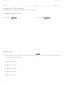 Trig Substitution Worksheet 10.1 Printable pdf