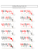 Adding Playing Cards Worksheet With Answer Key Printable pdf