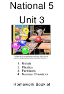 Metals, Plastics, Fertilisers, Nuclear Chemistry Worksheet - National 5 Unit 3