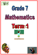 Mathematics Term 1 Worksheet - Grade 7