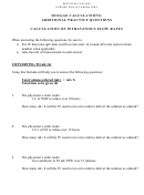Calculation Of Intravenous Flow Rates Worksheet With Answer Key - Red River College