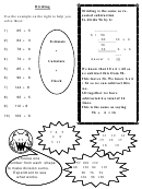 Dividing Worksheet Template Printable pdf
