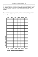 Easter Candy Counting Math Worksheet With Answer Key